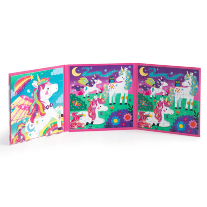 Puzzle magnetic, 2 în 1 - Unicorn Dreams - Mudpuppy
