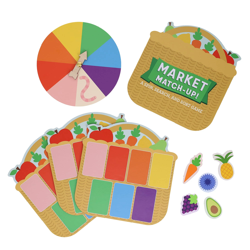 Joc de atentie - Market Match-Up! - Petit Collage