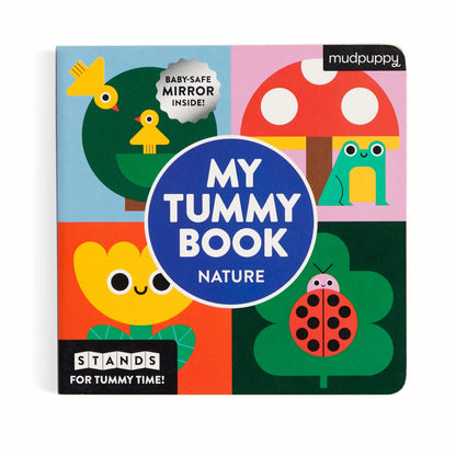 Carte senzoriala pentru bebe - My Tummy Book, Nature - Mudpuppy