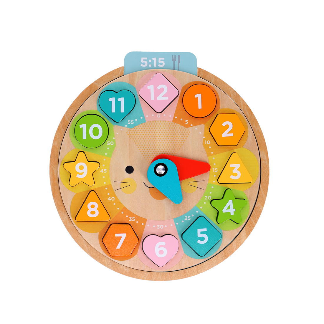 Ceas de invatare cu forme geometrice - Petit Collage