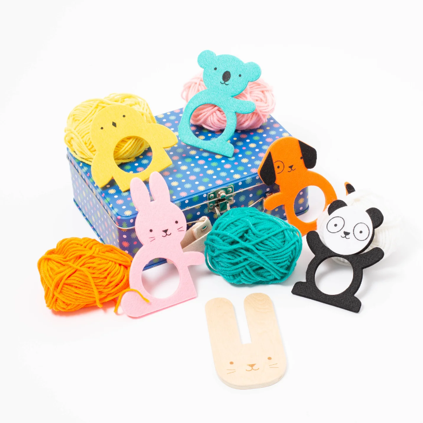 Kit creativ, Make &amp; Play - Animalute cu Pom-Pom - Petit Collage