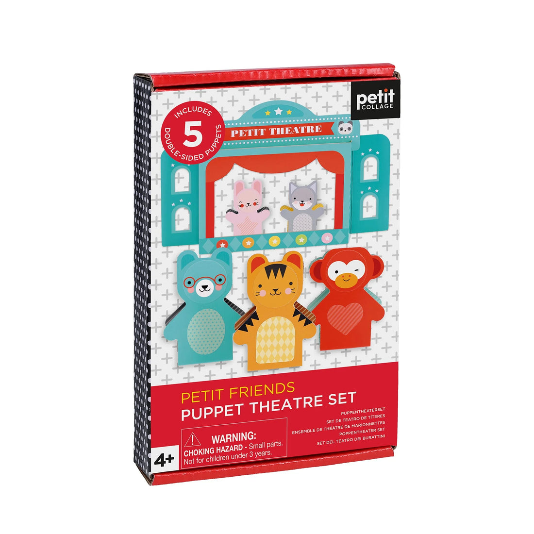 Set teatru de papusi - Petit Friends - Petit Collage