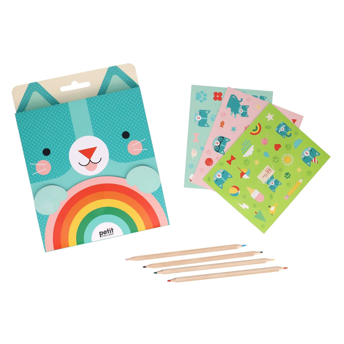 Set de creatie portabil - Kitten Sketch - Petit Collage