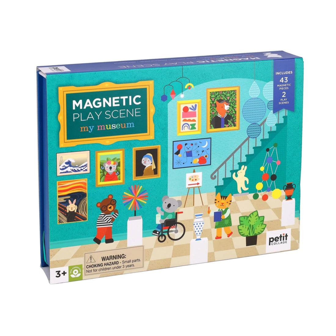 Joc magnetic Play Scene - My Museum - Petit Collage