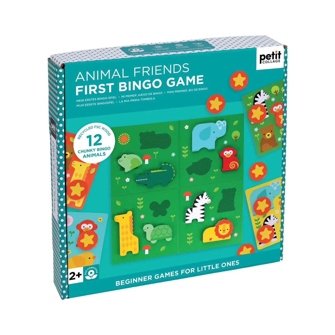Primul meu joc Bingo - Animal Friends - Petit Collage
