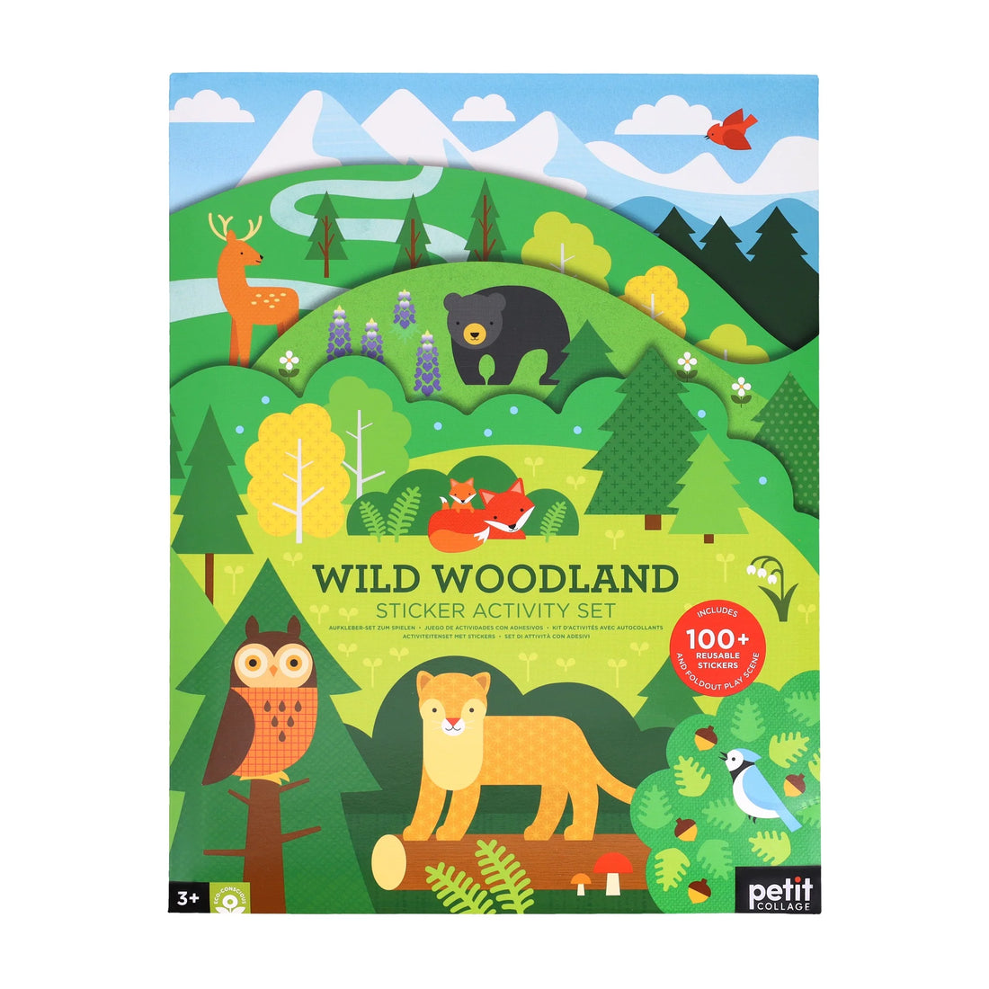 Mapa de activitati, 100+ stickere - Wild Woodland - Petit Collage