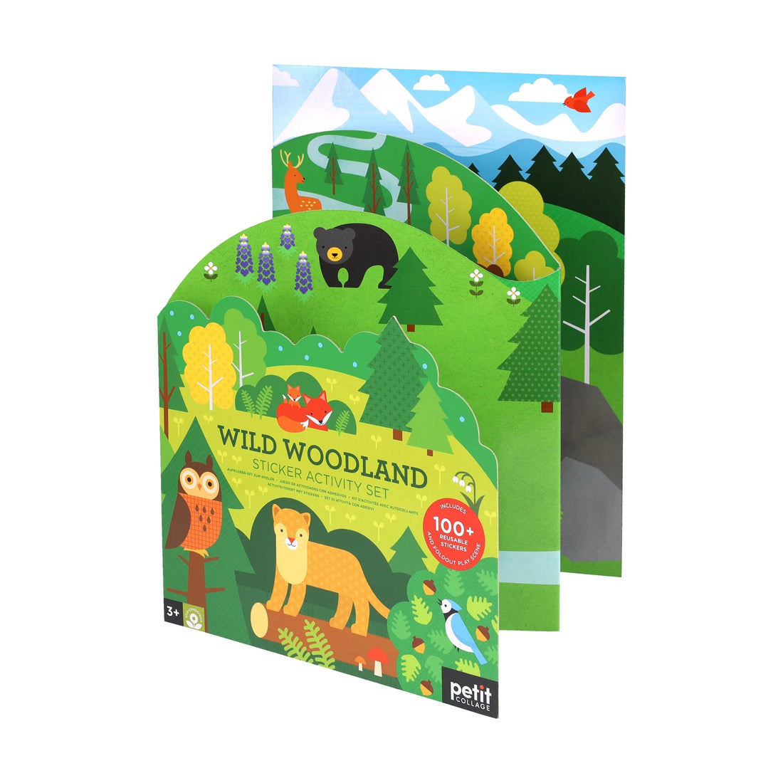 Mapa de activitati, 100+ stickere - Wild Woodland - Petit Collage