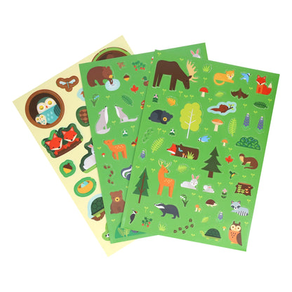 Mapa de activitati, 100+ stickere - Wild Woodland - Petit Collage