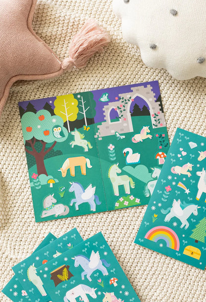 Mini set creativitate, 50+ stickere – Unicorn Forest – Petit Collage