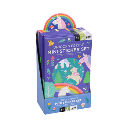 Mini set creativitate, 50+ stickere – Unicorn Forest – Petit Collage