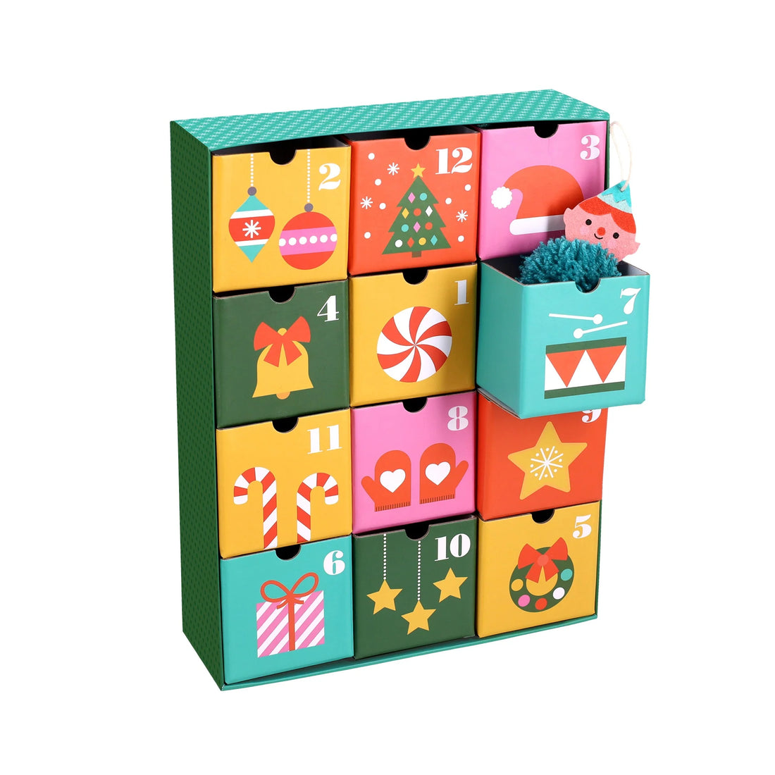 Activitati creative, Calendar Advent - 12 Crafts of Christmas - Petit Collage