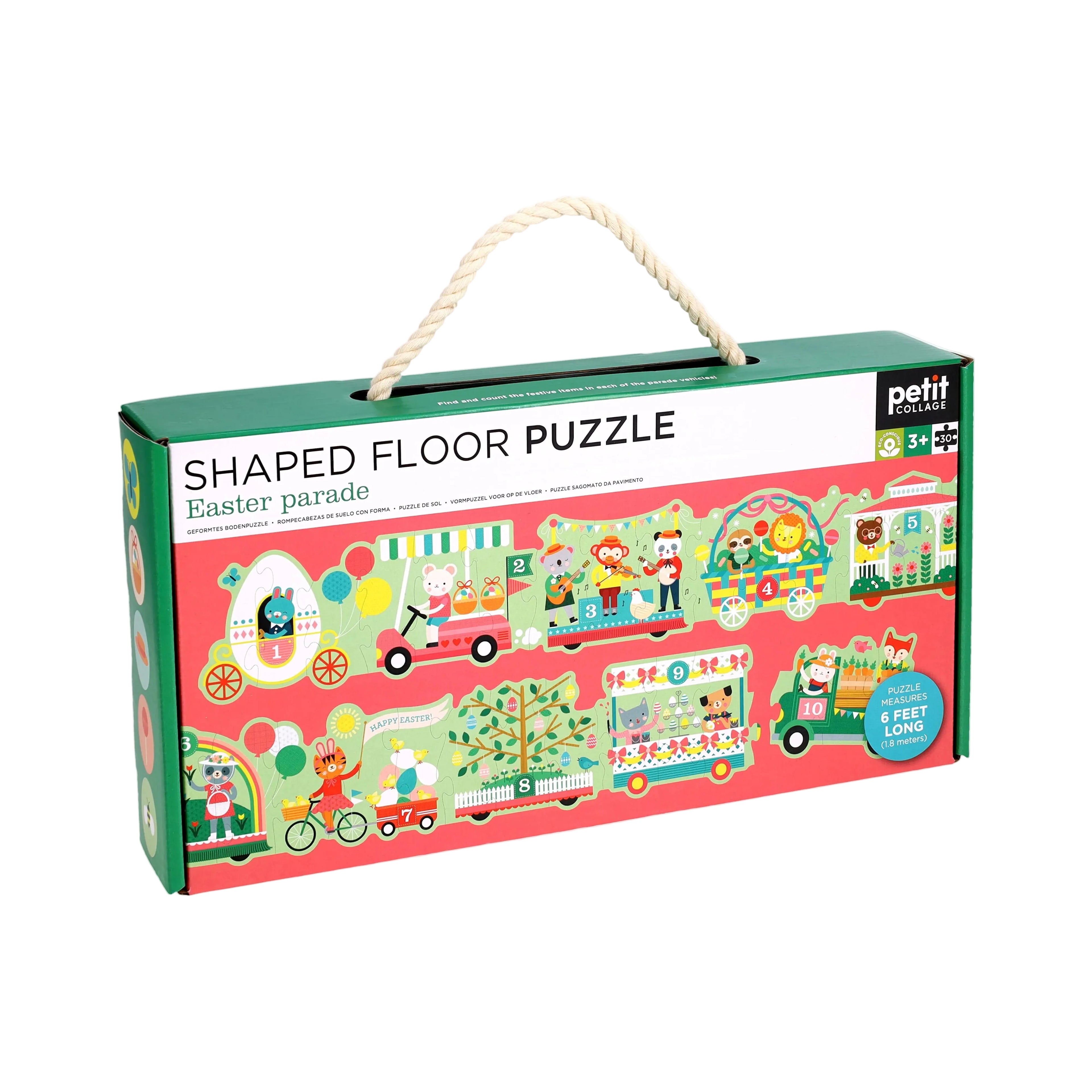 Puzzle luuung de podea, 30 piese - Easter Parade - Petit Collage