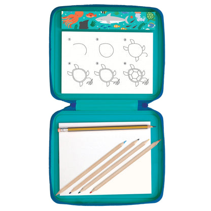 Set creativ How to Draw - Ocean Life - Petit Collage