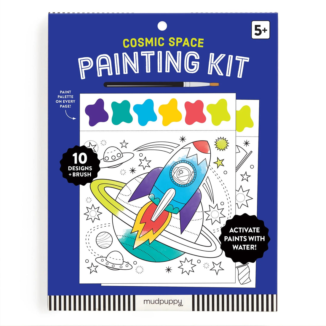 Kit pictura cu acuarele - Cosmic Space - Mudpuppy