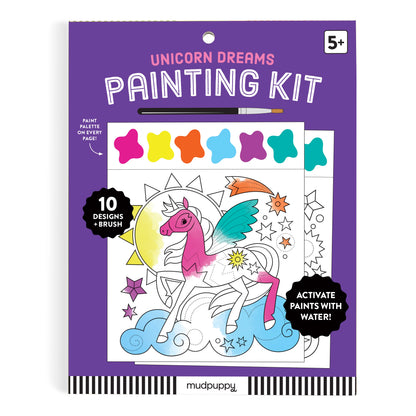 Kit pictura cu acuarele - Unicorn Dreams - Mudpuppy