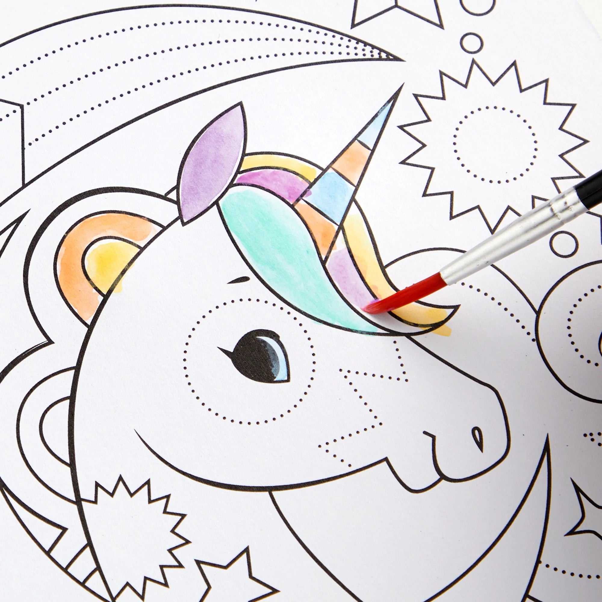 Kit pictura cu acuarele - Unicorn Dreams - Mudpuppy