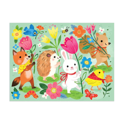 Puzzle On-the-Go, 36 piese - Springtime Parade - Mudpuppy