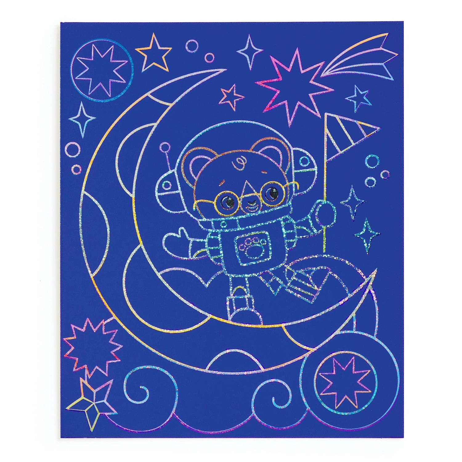 Kit creativ, Scratch Magic - Cosmic Galaxy - Mudpuppy