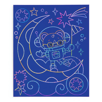 Kit creativ, Scratch Magic - Cosmic Galaxy - Mudpuppy