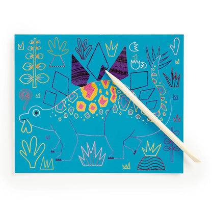 Kit creativ, Scratch Magic - Mighty Dinosaurs - Mudpuppy