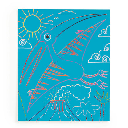 Kit creativ, Scratch Magic - Mighty Dinosaurs - Mudpuppy