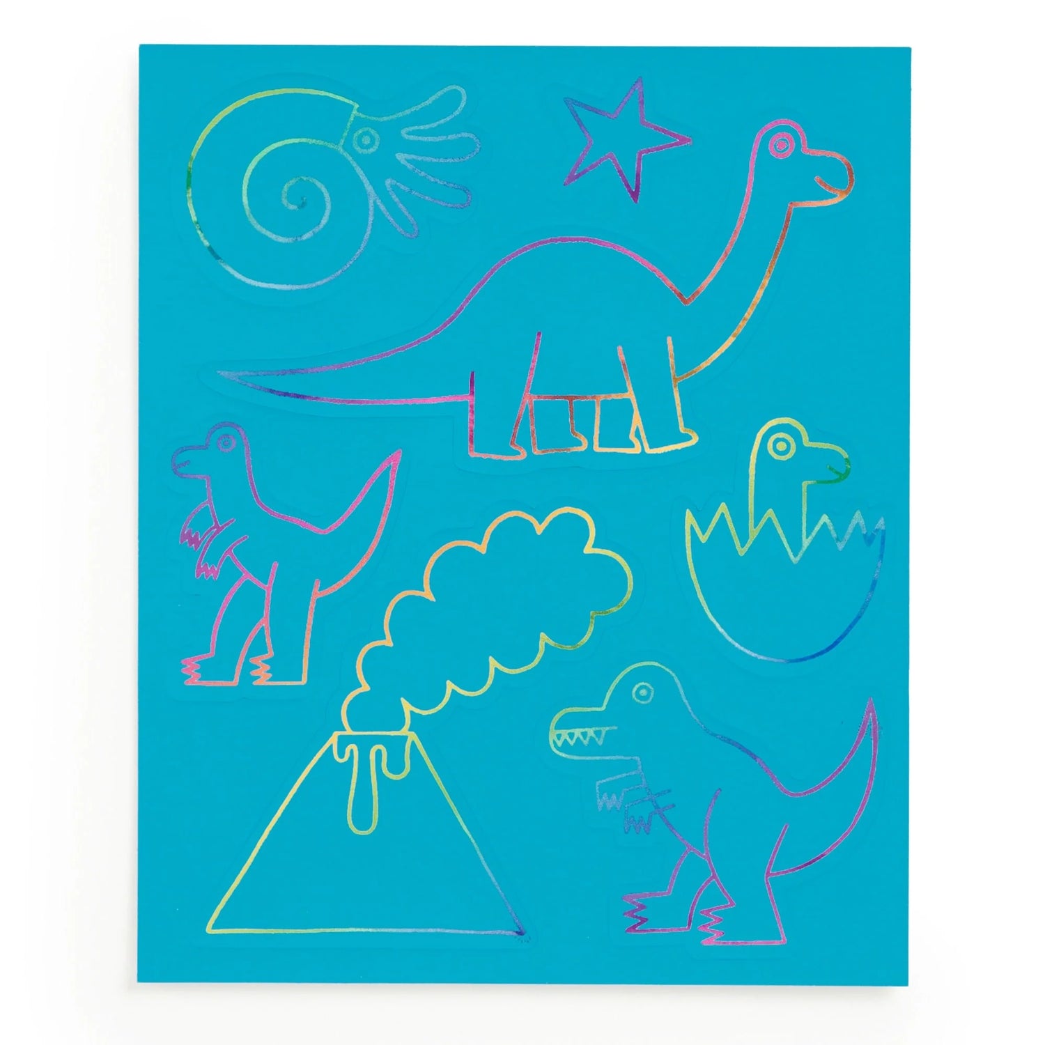Kit creativ, Scratch Magic - Mighty Dinosaurs - Mudpuppy