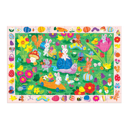 Puzzle Search &amp; Find, 64 piese - Easter Egg Hunt - Mudpuppy