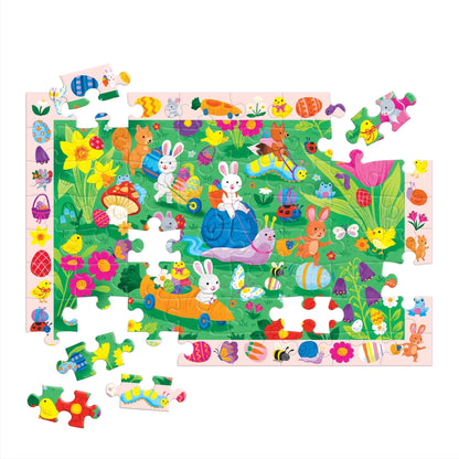 Puzzle Search &amp; Find, 64 piese - Easter Egg Hunt - Mudpuppy