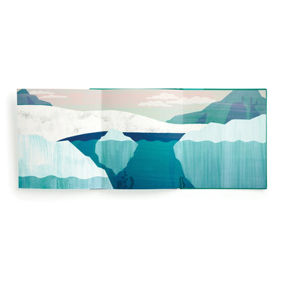 Set autocolante reutilizabile Arctic Life Mudpuppy - scena povestire
