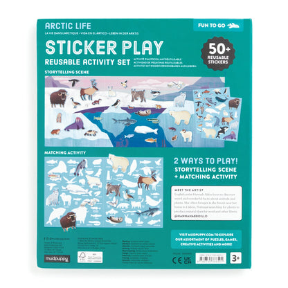 Set autocolante reutilizabile Arctic Life Mudpuppy - detaliu animale 4