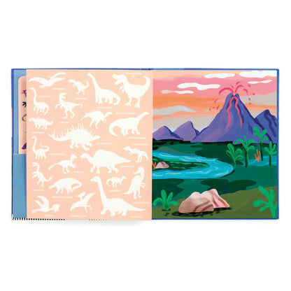 Set stickere reutilizabile Dinosaur Park Mudpuppy - scena povestire