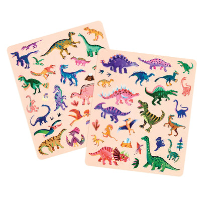 Set stickere reutilizabile Dinosaur Park Mudpuppy - detaliu dinozauri 2