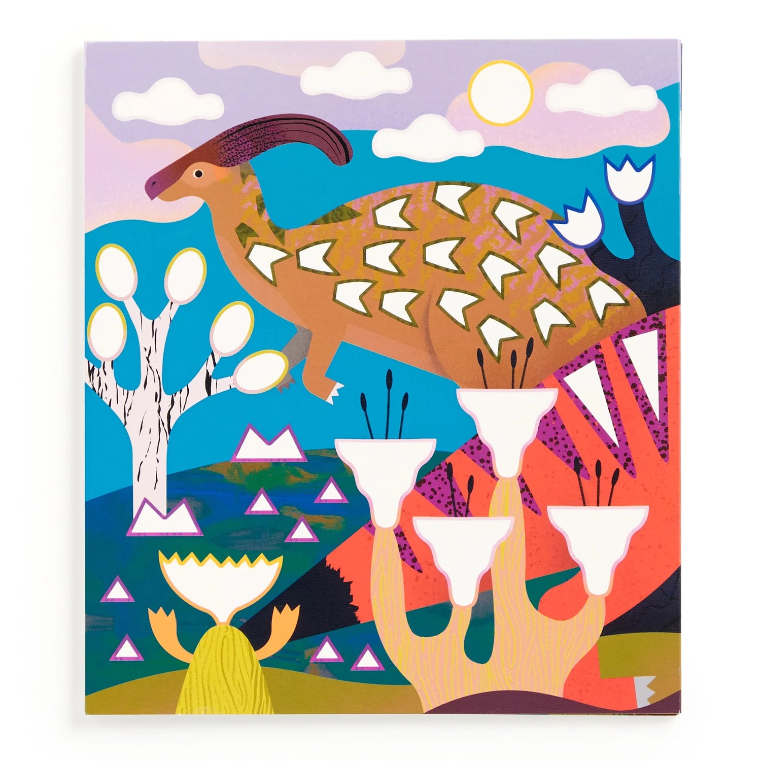 Kit creativ, Sticker Sparkle - Dinosaur Land - Mudpuppy