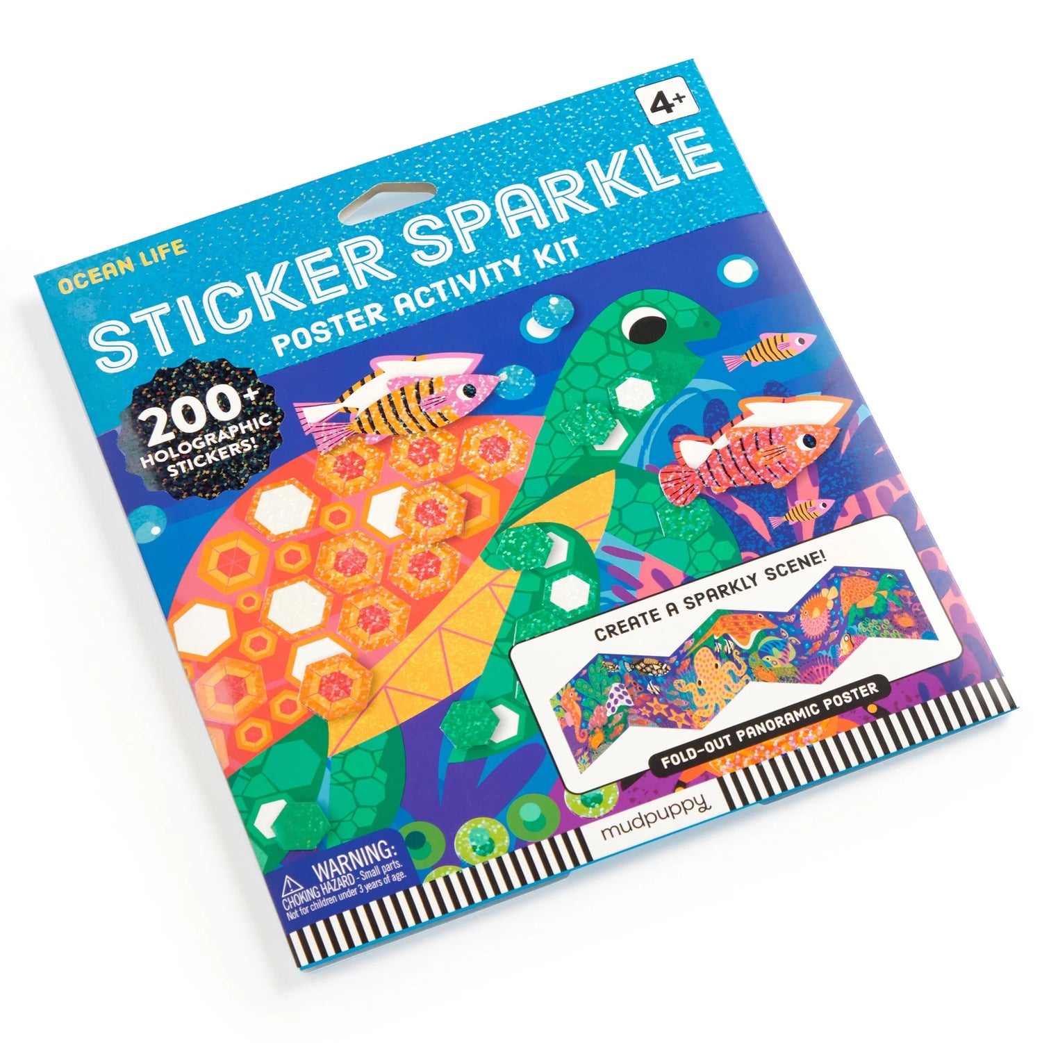 Kit creativ, Sticker Sparkle - Ocean Life - Mudpuppy