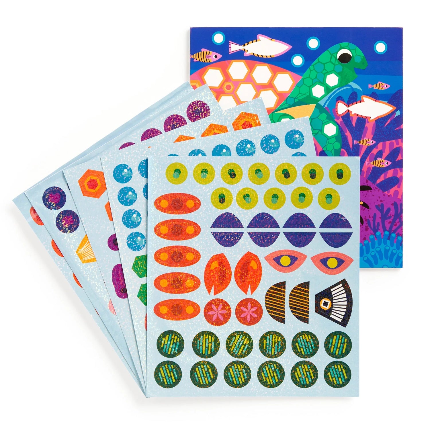 Kit creativ, Sticker Sparkle - Ocean Life - Mudpuppy