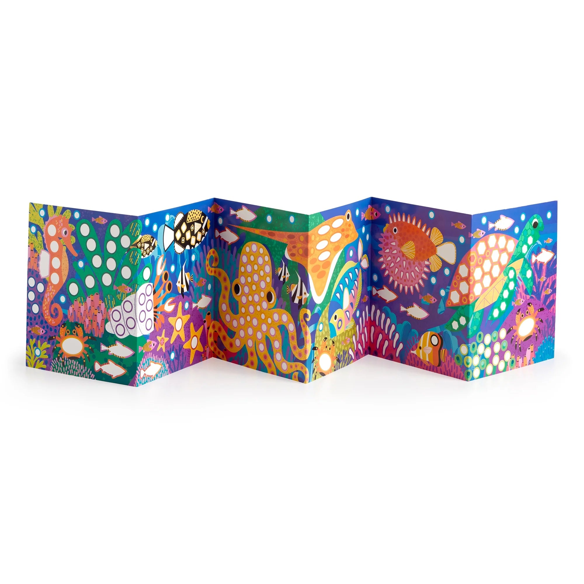 Kit creativ, Sticker Sparkle - Ocean Life - Mudpuppy