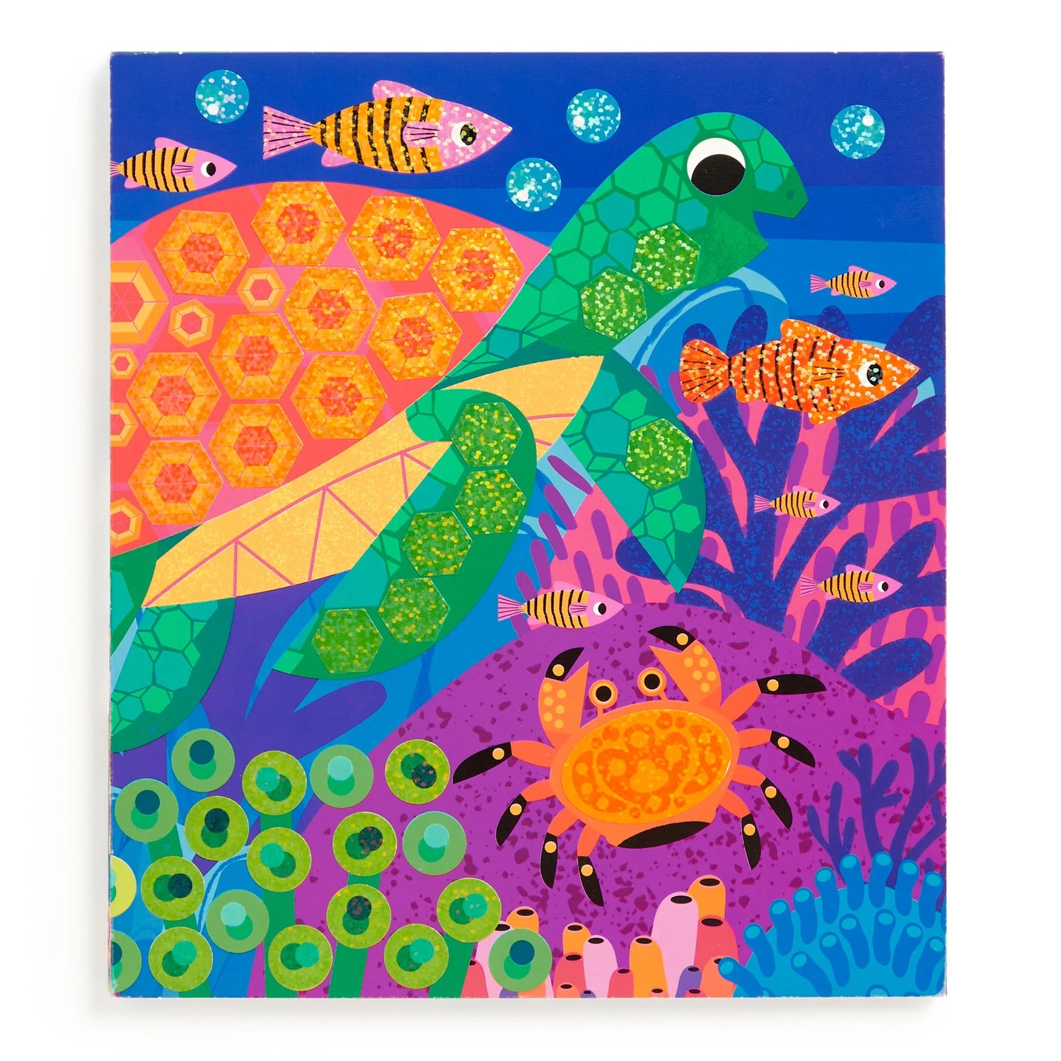 Kit creativ, Sticker Sparkle - Ocean Life - Mudpuppy