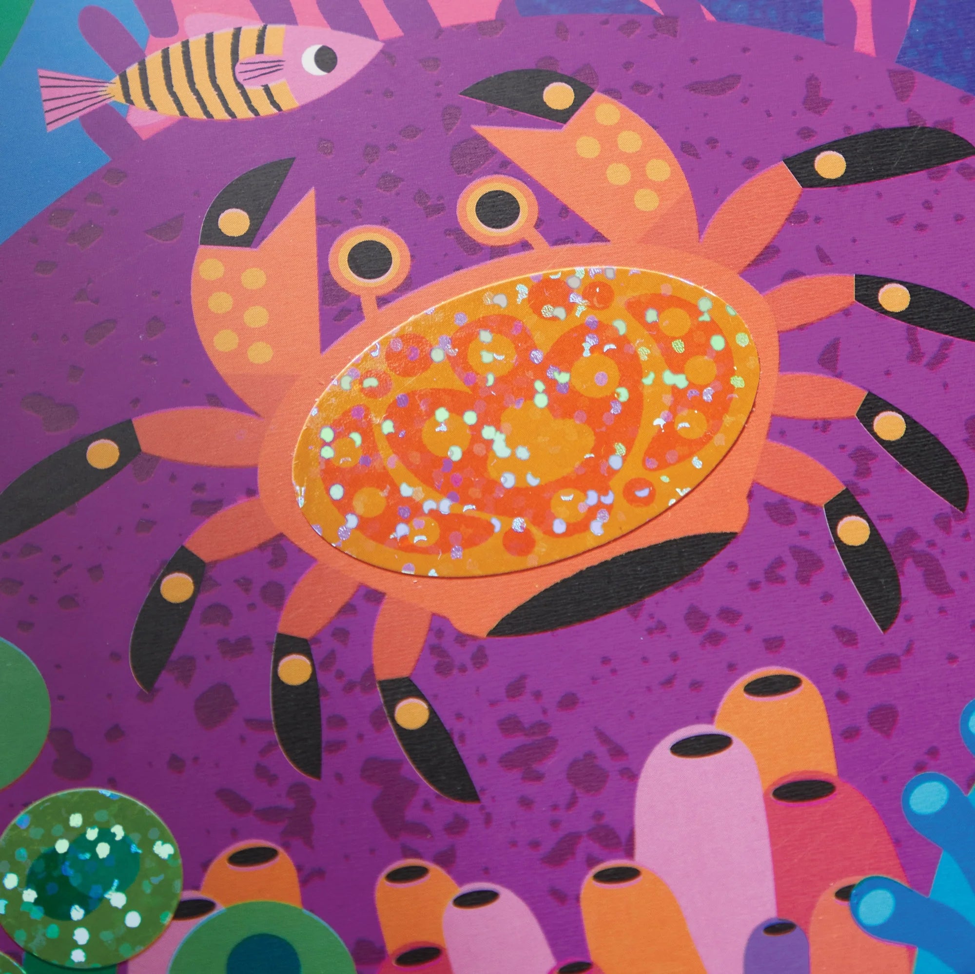 Kit creativ, Sticker Sparkle - Ocean Life - Mudpuppy