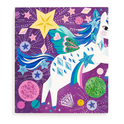 Kit creativ, Sticker Sparkle - Unicorn Magic - Mudpuppy