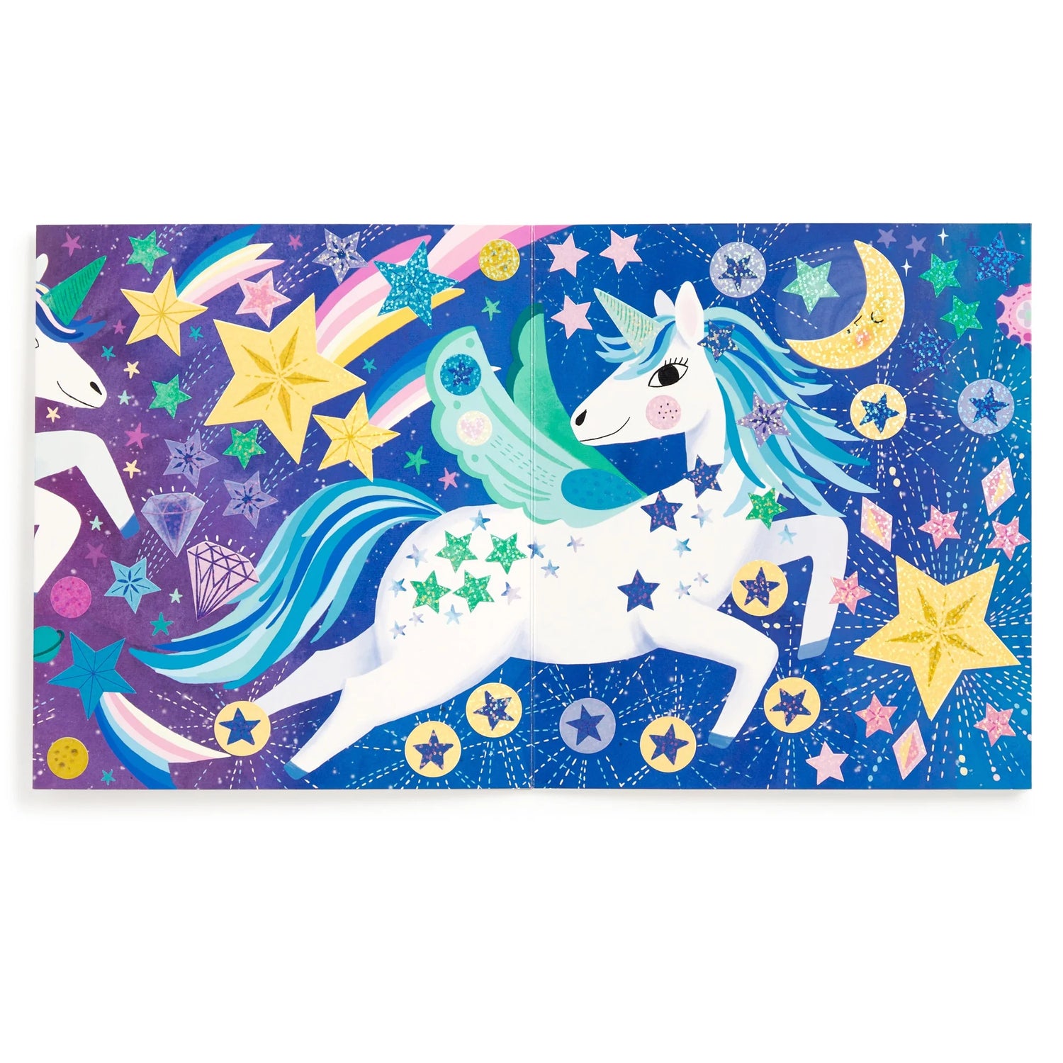 Kit creativ, Sticker Sparkle - Unicorn Magic - Mudpuppy