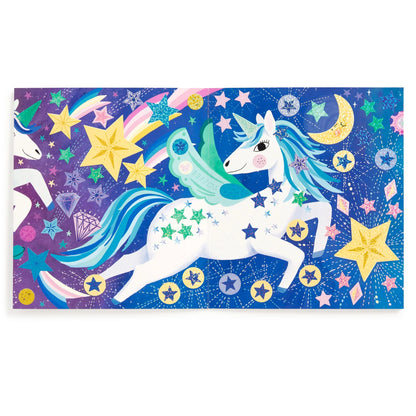 Kit creativ, Sticker Sparkle - Unicorn Magic - Mudpuppy