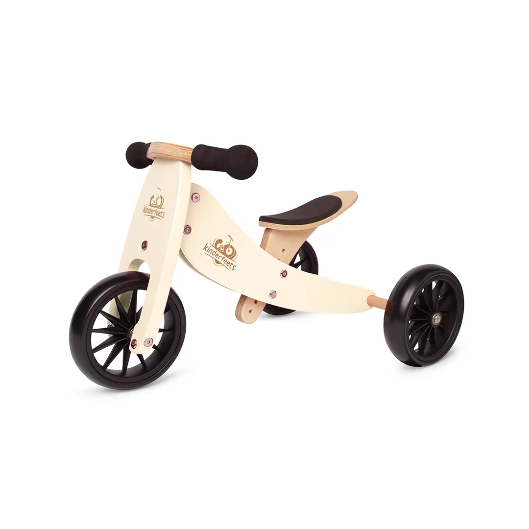 Tricicleta de echilibru 2 in 1 - Tiny Tot Cream - Kinderfeets