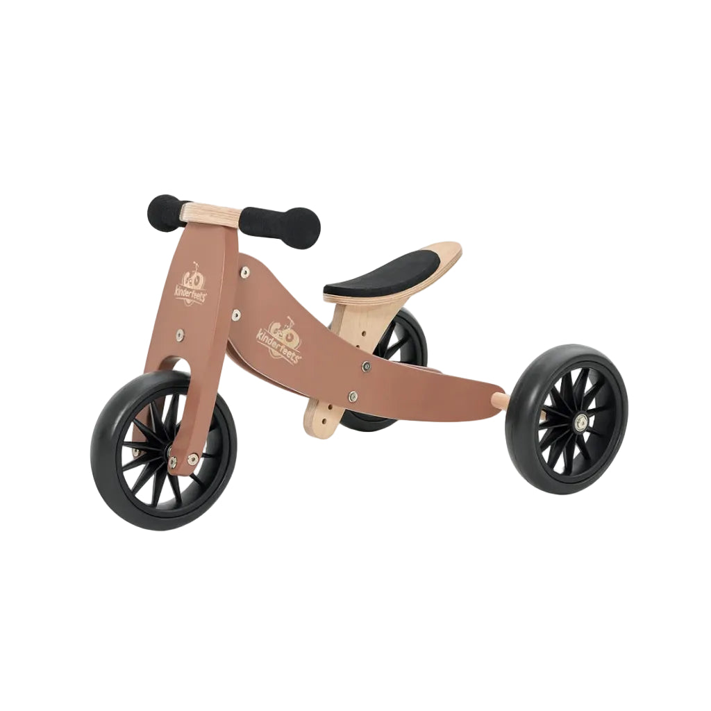 Tricicletă de echilibru 2 în 1 - Tiny Tot Mocha - Kinderfeets