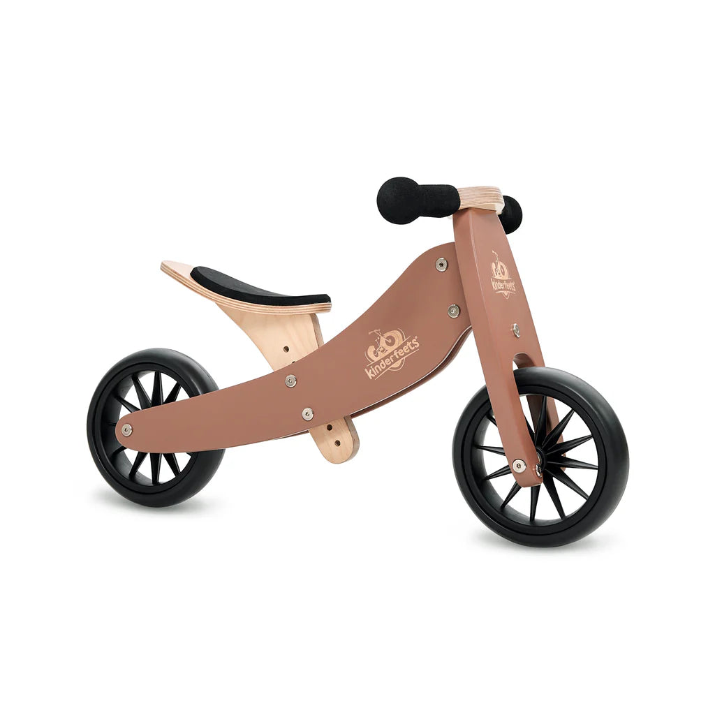 Tricicletă de echilibru 2 în 1 - Tiny Tot Mocha - Kinderfeets
