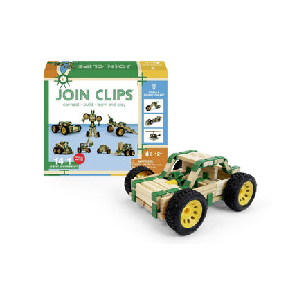 Set creativ 14 in 1, Construieste &amp; Conecteaza - Vehicle Adventure - Join Clips