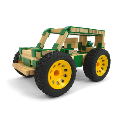 Set creativ 14 in 1, Construieste &amp; Conecteaza - Vehicle Adventure - Join Clips