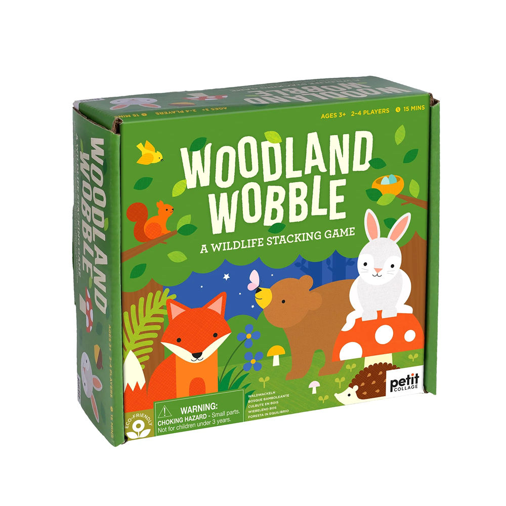 Joc de echilibru - Woodland Wobble - Petit Collage