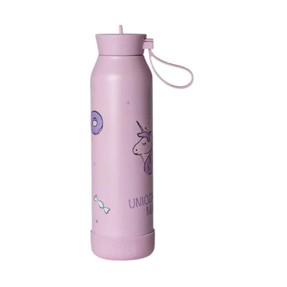 Sticla de apa termoizolanta - Stormy Unicorn, 500 ml - Citron