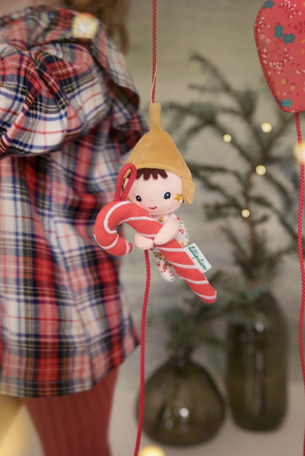 Papusica de Craciun - Happy, micutul elf - Lilliputiens