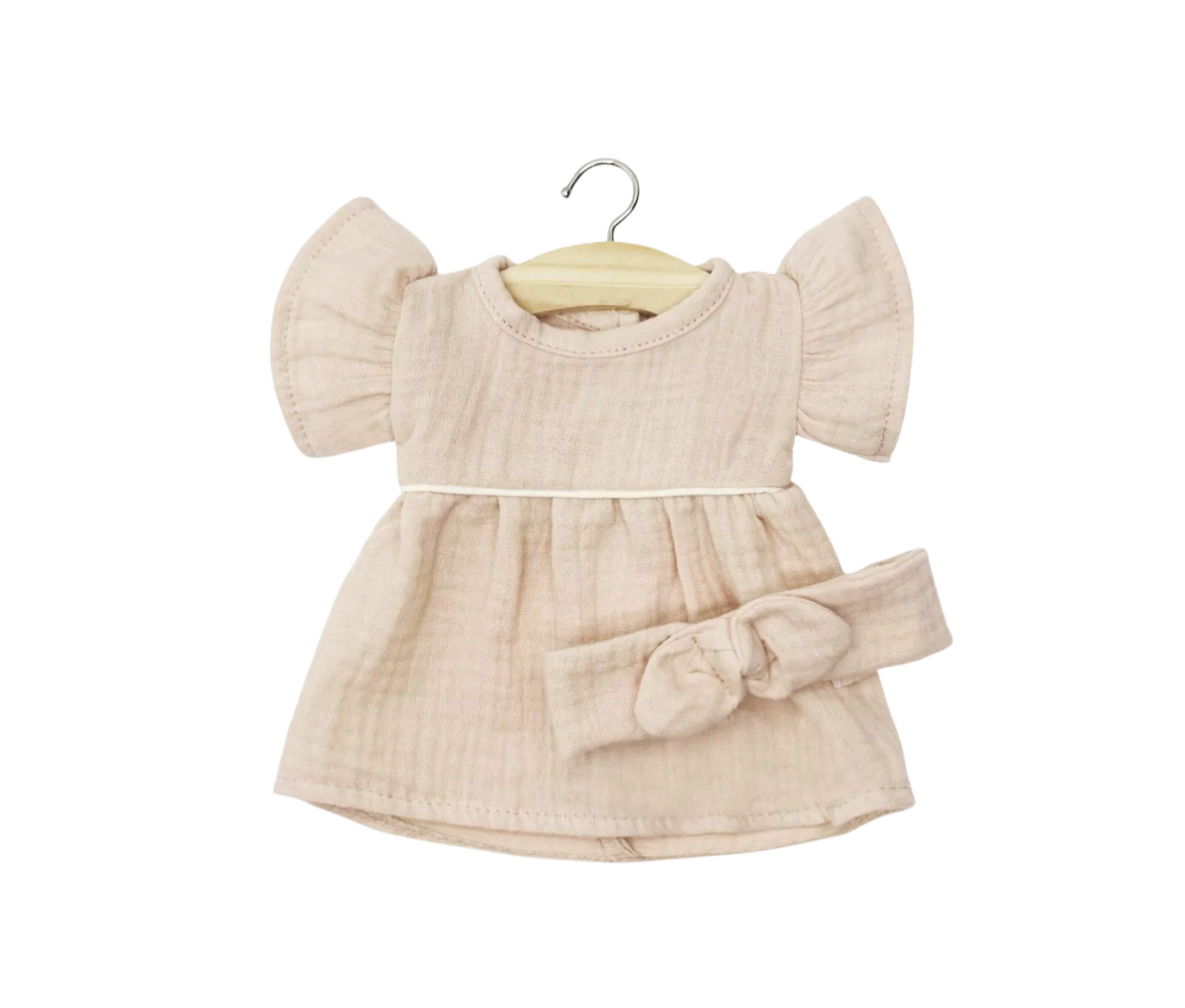 Rochie Daisy pentru păpuși &amp; bentiță - Skin Colored - Minikane